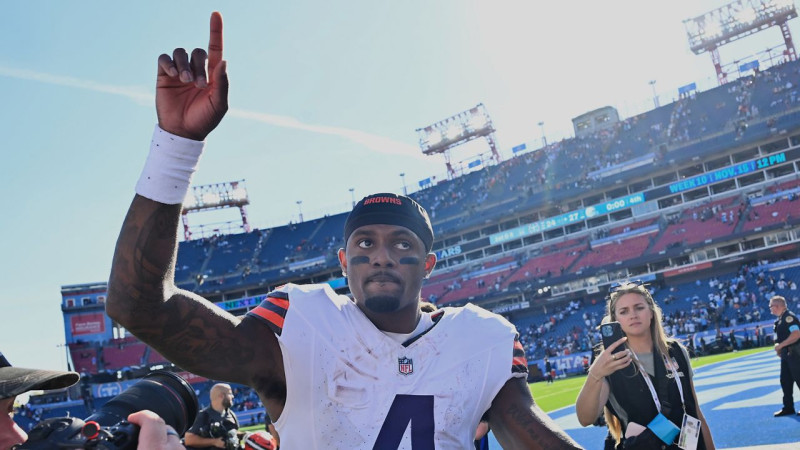 Browns Hold AFC North Lead After 27-24 Victory Over Titans