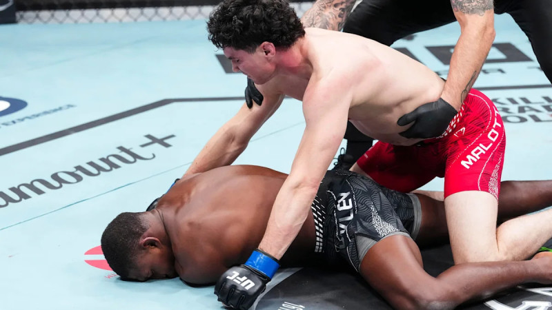 Malott defeats Buckley with second‑round knockout