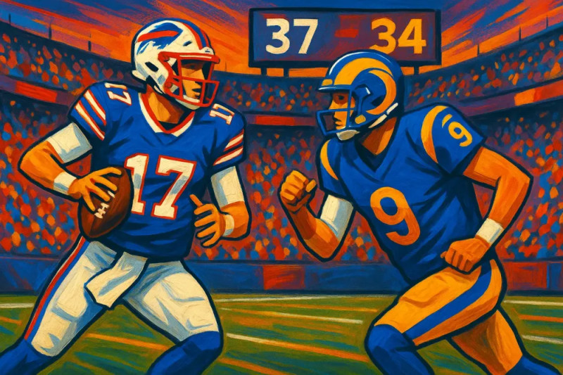 Buffalo Bills win overtime thriller over L.A. Rams