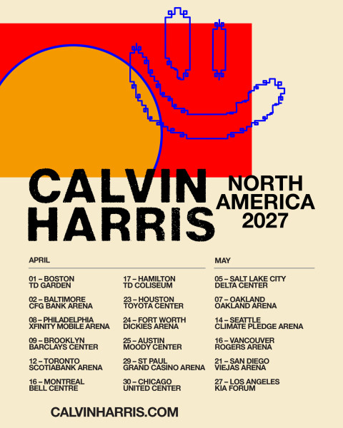 Calvin Harris announces first North American headline tour