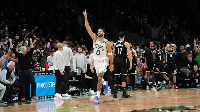 Celtics Edge Nets 125-124 in Overtime at TD Garden