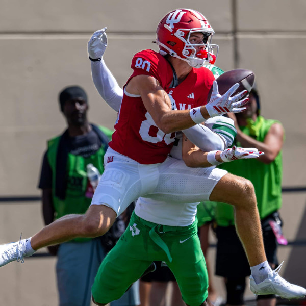 Indiana wide receiver Charlie Becker apologizes to Ohio State