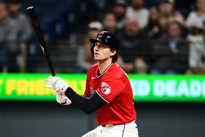 Chase DeLauter emerges as game changer for Guardians in ALCS