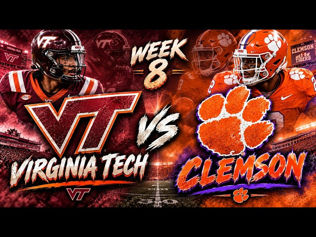 Clemson Tigers Battle Virginia Tech in Intense Showdown