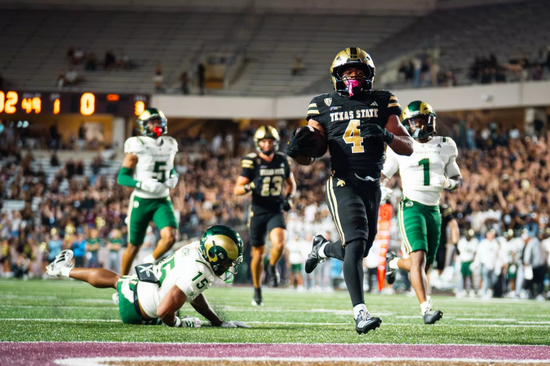 Texas State routs Colorado State 66-27 in Pac-12 debut