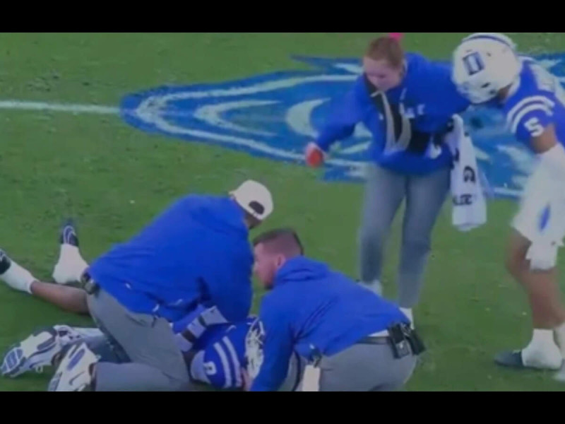Duke Football Star Kimari Robinson Sparks Controversy with Trainer Incident