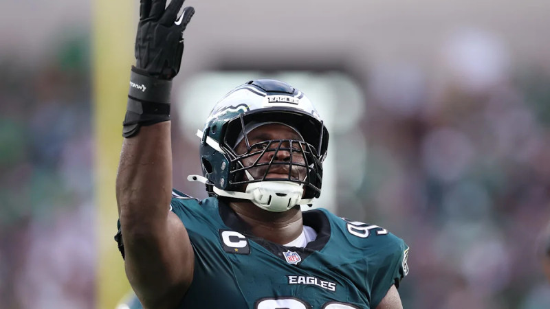 Eagles DT Jordan Davis Ruled Out With Ankle Injury vs Panthers