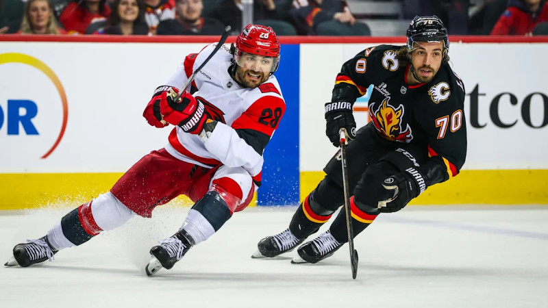 Hurricanes vs Flames: A Battle for the NHL Season