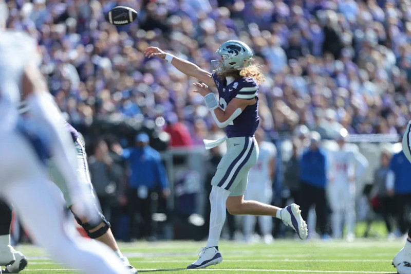Kansas State QB Avery Johnson doubtful for Arizona State game