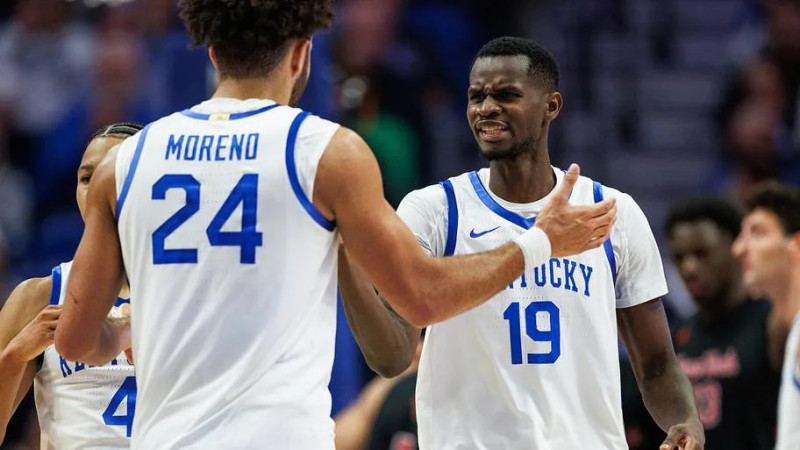 Kentucky beats Texas Tech in Rupp Arena exhibition
