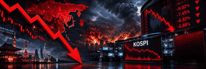 KOSPI Saw a Plunge Amid Global Selloff
