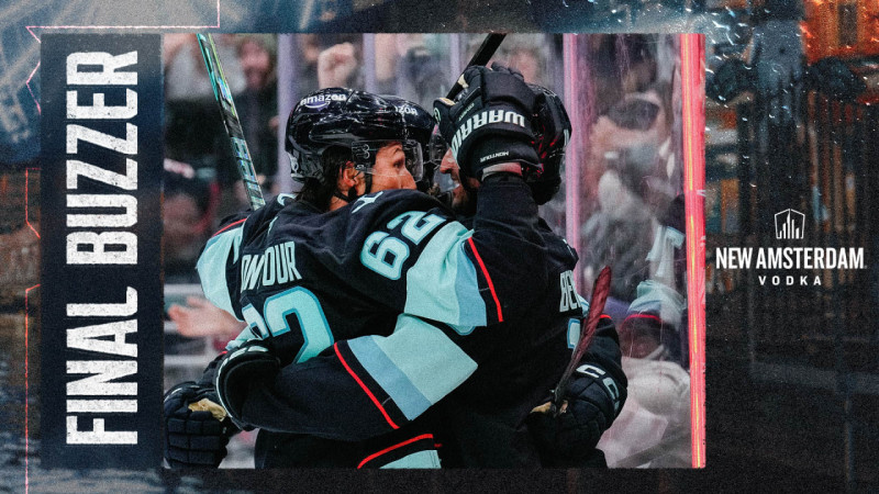 Kraken Edge Leafs 5-4 with Late Montour Goal at Climate Pledge Arena