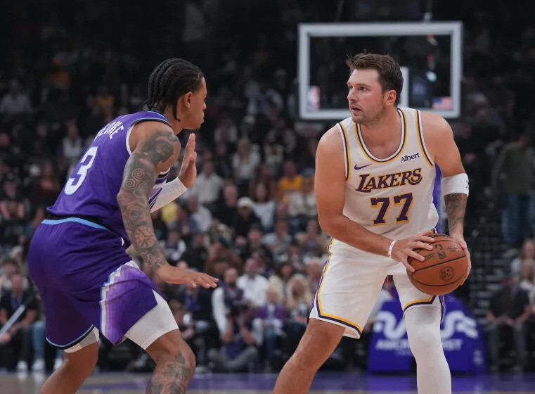 Lakers edge Jazz 132-123, Luka Doncic drops 52 points at Delta Center
