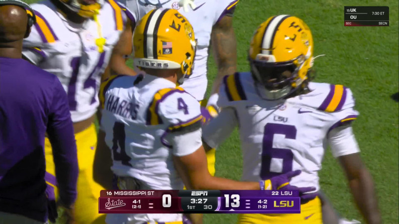 lsu defeats mississippi state 31-0 at tiger stadium