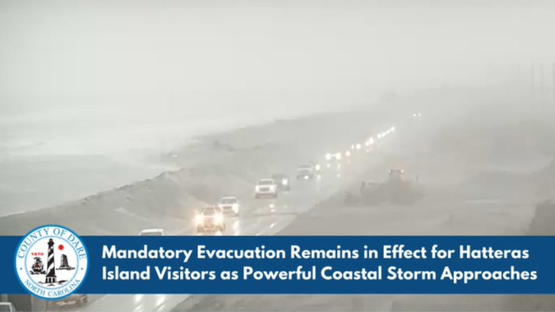 Mandatory evacuation issued for Hatteras Island as nor'easter approaches