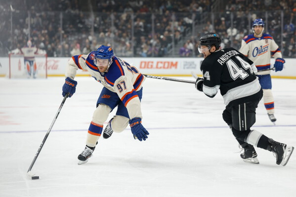 McDavid’s 4‑point night powers Oilers past Kings