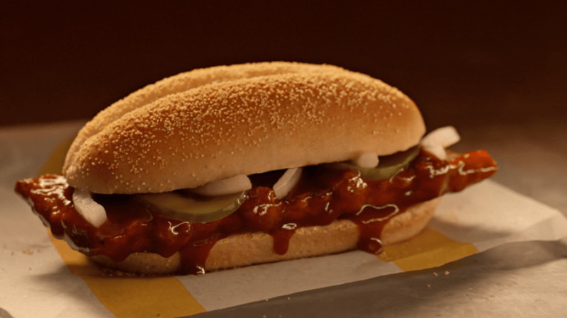 McRib Returns to Ohio and Michigan on Oct. 26 for Limited Time