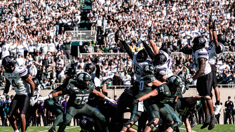 Michigan State Football: Spartans Stung by Late Field Goal in Northwestern Showdown