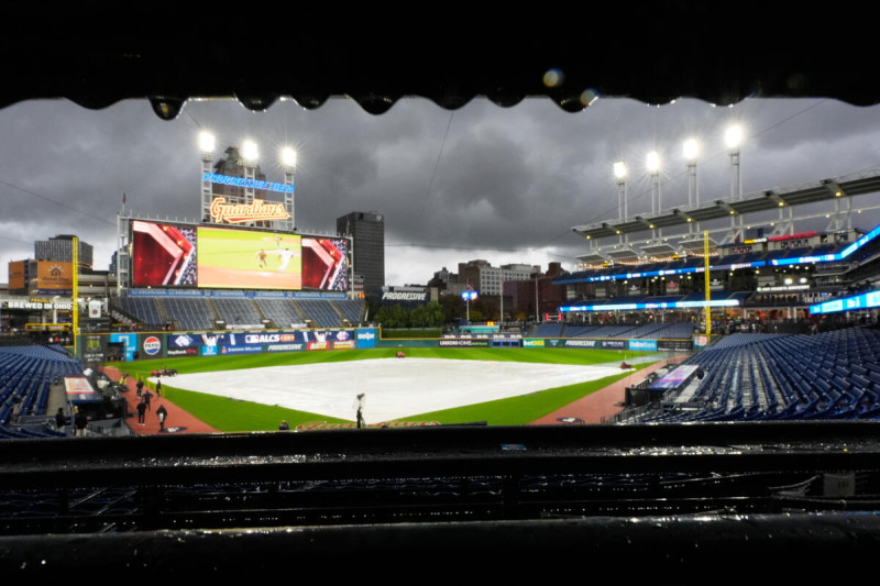 MLB postpones ALCS Game 4 between Guardians and Rays due to rain