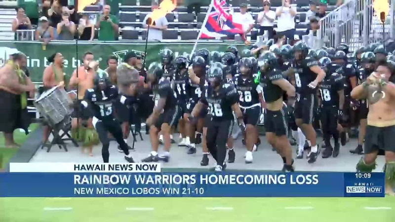 New Mexico Lobos Rally to Beat Hawaii 21-10 in Homecoming Clash