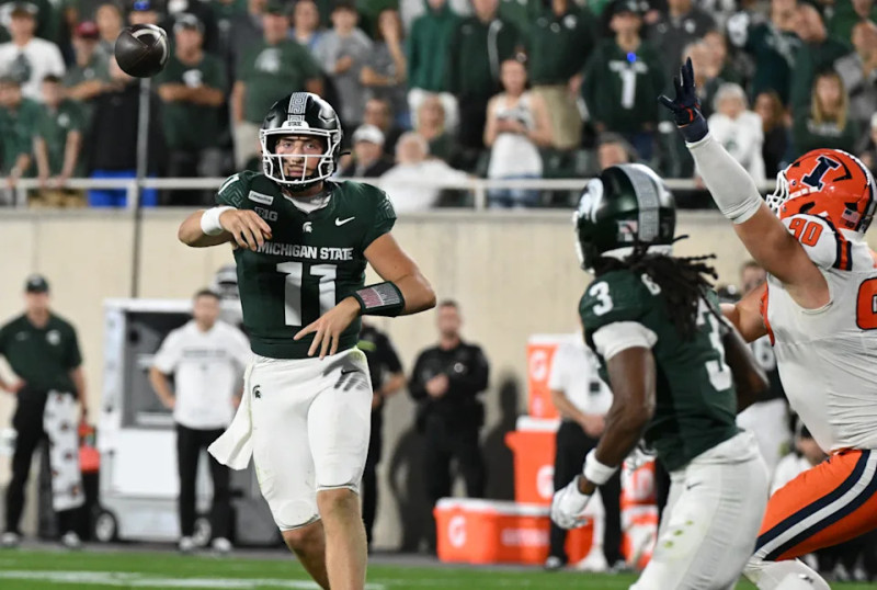 Northwestern visits Michigan State in Week 7 college football game