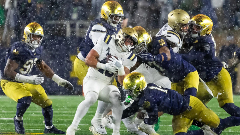 Notre Dame Faces Navy in High-Stakes Showdown at Gillette Stadium