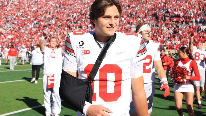 Ohio State quarterback Julian Sayin out for several weeks after injury