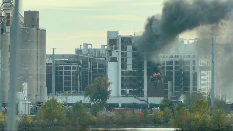 Explosion and fire strike Quaker Oats plant in Cedar Rapids