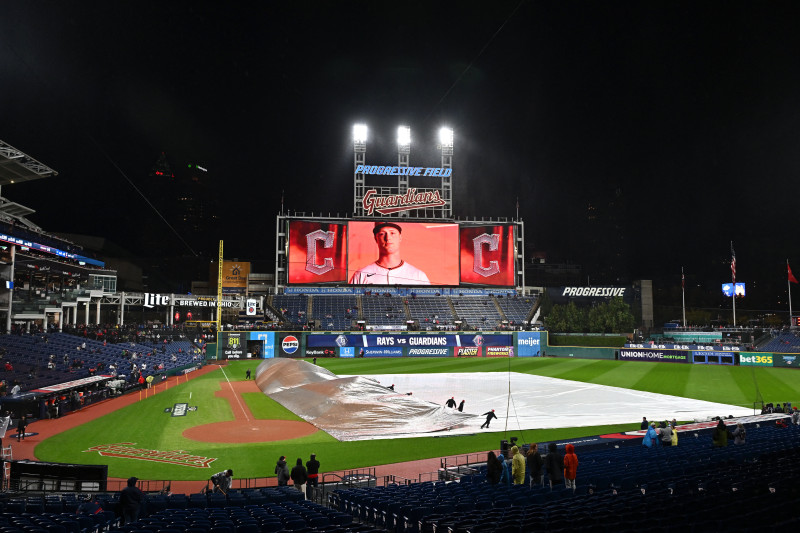 Rays Defeat Guardians 7-3 in Postponed ALCS Game 4 at Progressive Field