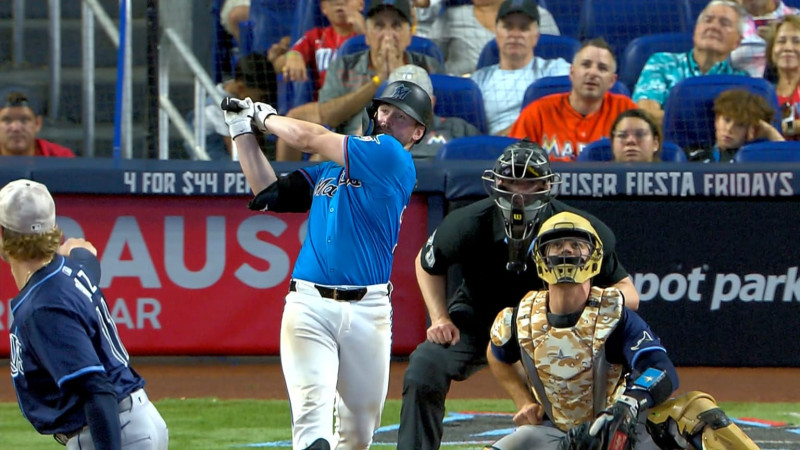 Rays' Freddy Peralta and Liam Hicks propel team to 3-1 win over Guardians