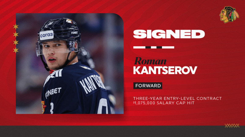 Roman Kantserov prepares for Connor Bedard's return to Blackhawks