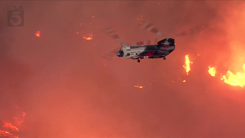 Santa Ana winds fuel Malibu and Camp Pendleton fires