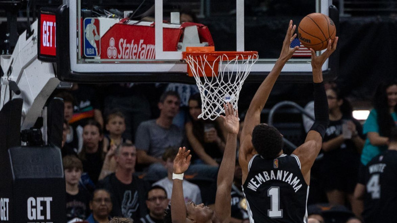 Spurs lose to Rockets 110-114 as Wembanyama scores 25 with 13 rebounds