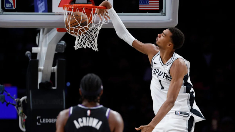 Spurs rout Kings 126-97 in preseason, Wembanyama posts 14 points