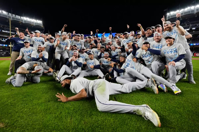 Rays rally to beat Guardians 7-6 in tense World Series game