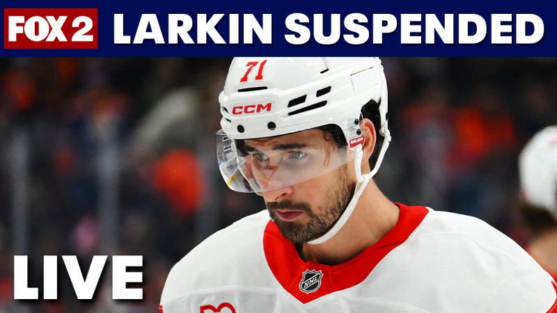 The stand-off: Dylan Larkin suspended by Detroit Red Wings