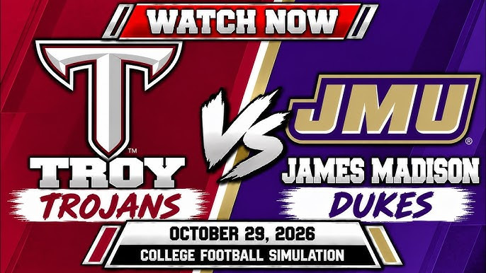 The Sun Belt Showdown: Ongoing Intrigue as Troy Faces James Madison