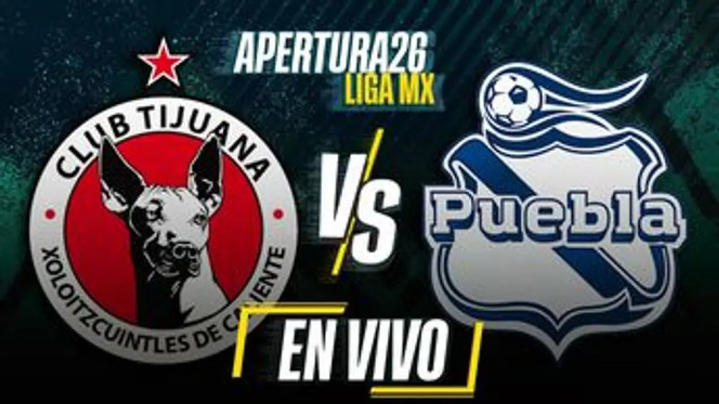Tijuana to host Puebla in Liga MX Apertura 2026 Jornada 12