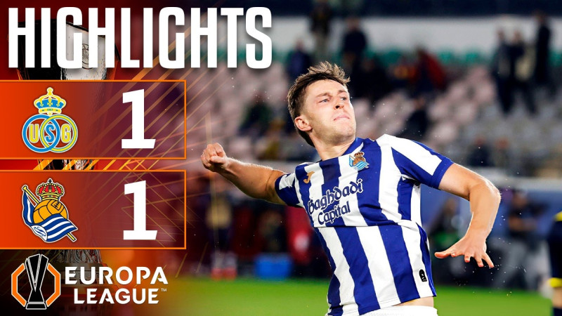 Union Saint‑Gilloise hold Real Sociedad to 1-1 draw
