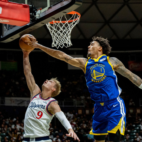 Warriors' Kristaps Porzingis out indefinitely as Lakers expose defense in preseason